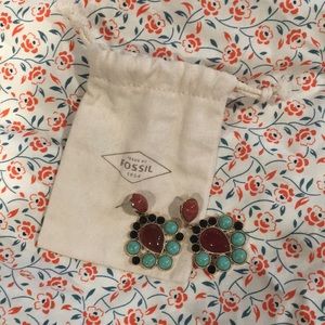 Fossil boho earrings